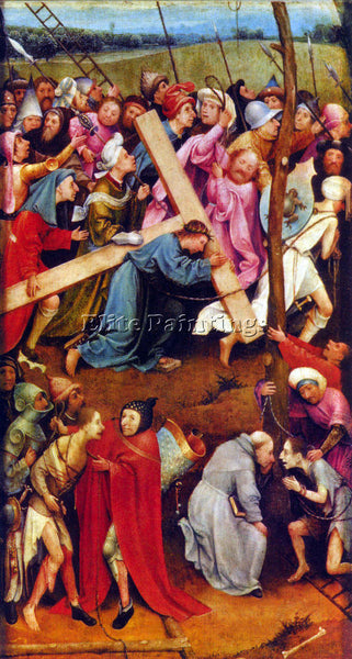 BOSCH CRUCIFIXION TRANSMISSION CHRIST ON CALVARY  ARTIST PAINTING REPRODUCTION