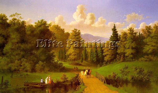 AMERICAN CULVERHOUSE JOHANN M AMERICAN 1825 1895 ARTIST PAINTING HANDMADE CANVAS - Oil Paintings Gallery Repro