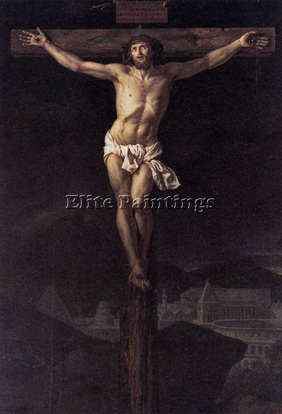 JACQUES-LOUIS DAVID CHRIST ON THE CROSS ARTIST PAINTING REPRODUCTION HANDMADE