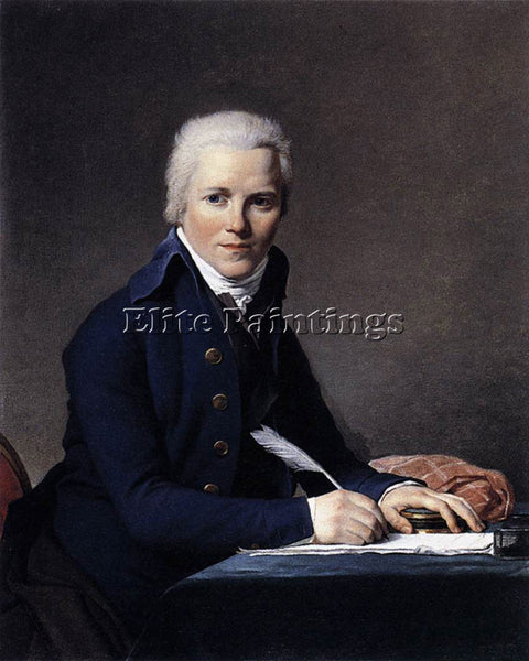 JACQUES-LOUIS DAVID JACOBUS BLAUW ARTIST PAINTING REPRODUCTION HANDMADE OIL DECO