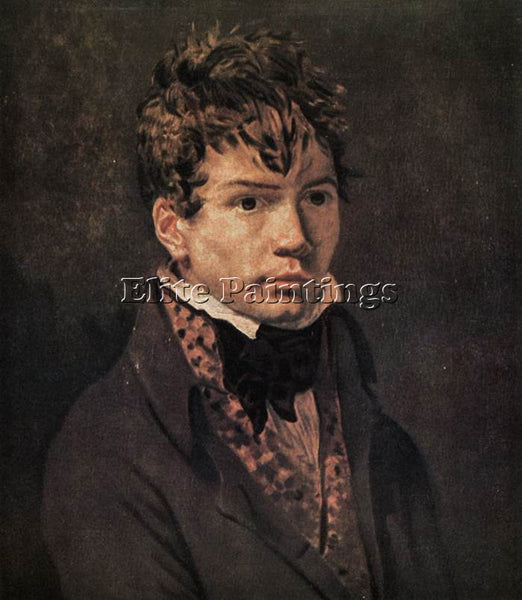 JACQUES-LOUIS DAVID PORTRAIT INGRES ARTIST PAINTING REPRODUCTION HANDMADE OIL