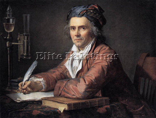 JACQUES-LOUIS DAVID PORTRAIT OF DOCTOR ALPHONSE LEROY ARTIST PAINTING HANDMADE