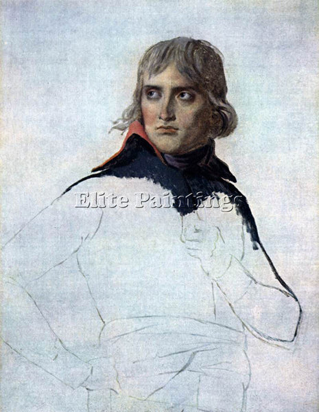 JACQUES-LOUIS DAVID PORTRAIT OF GENERAL BONAPARTE ARTIST PAINTING REPRODUCTION