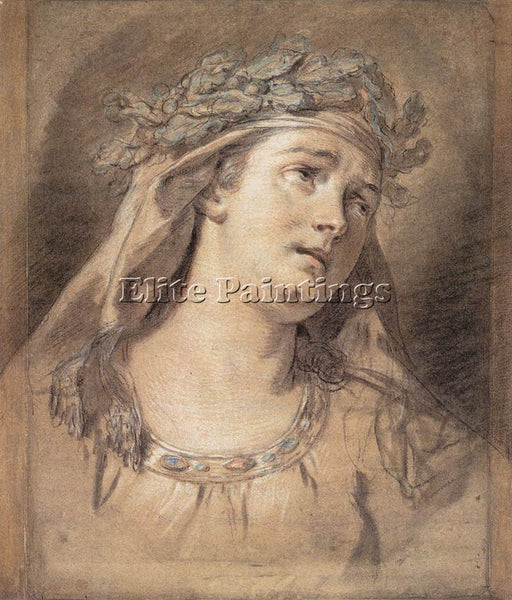 JACQUES-LOUIS DAVID SORROW ARTIST PAINTING REPRODUCTION HANDMADE OIL CANVAS DECO