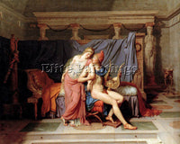 JACQUES-LOUIS DAVID THE LOVES OF PARIS AND HELEN ARTIST PAINTING HANDMADE CANVAS