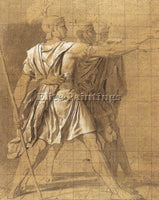 JACQUES-LOUIS DAVID THE THREE HORATII BROTHERS ARTIST PAINTING REPRODUCTION OIL