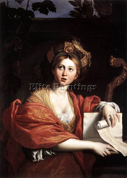 DOMENICHINO THE CUMAEAN SIBYL ARTIST PAINTING REPRODUCTION HANDMADE CANVAS REPRO