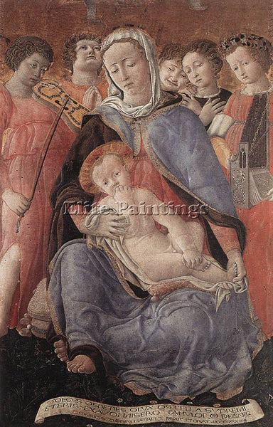 ITALIAN DOMENICO DI BARTOLO MADONNA OF HUMILITY ARTIST PAINTING REPRODUCTION OIL