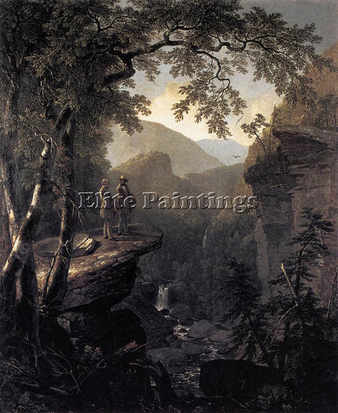 ASHER BROWN DURAND  KINDRED SPIRITS ARTIST PAINTING REPRODUCTION HANDMADE OIL