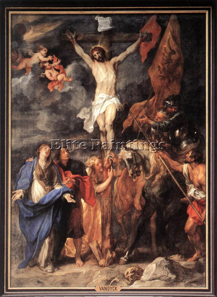 SIR ANTONY VAN DYCK GOLGOTHA ARTIST PAINTING REPRODUCTION HANDMADE CANVAS REPRO