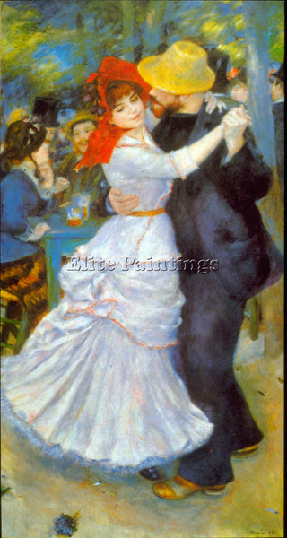 RENOIR DANCE AT BOUGIVAL ARTIST PAINTING REPRODUCTION HANDMADE CANVAS REPRO WALL
