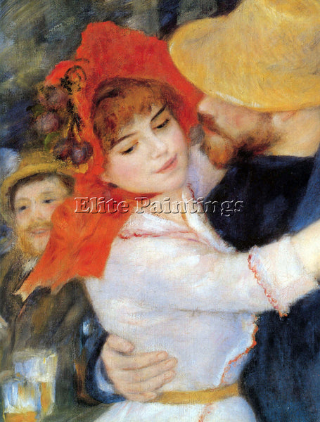 RENOIR DANCE IN BOUGIVAL DETAIL  ARTIST PAINTING REPRODUCTION HANDMADE OIL REPRO