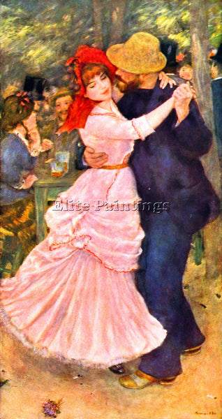 RENOIR DANCE IN BOUGIVAL ARTIST PAINTING REPRODUCTION HANDMADE CANVAS REPRO WALL