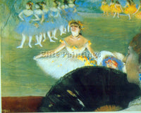 DEGAS DANCE WITH BOUQUET ARTIST PAINTING REPRODUCTION HANDMADE CANVAS REPRO WALL
