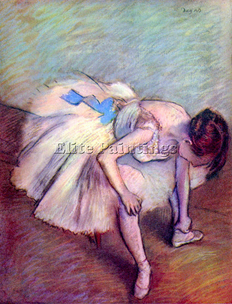 DEGAS DANCER 2 ARTIST PAINTING REPRODUCTION HANDMADE OIL CANVAS REPRO WALL  DECO