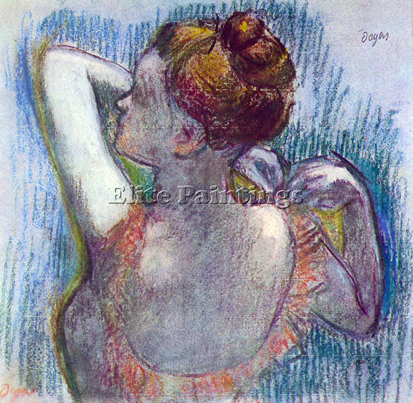 DEGAS DANCER ARTIST PAINTING REPRODUCTION HANDMADE OIL CANVAS REPRO WALL  DECO