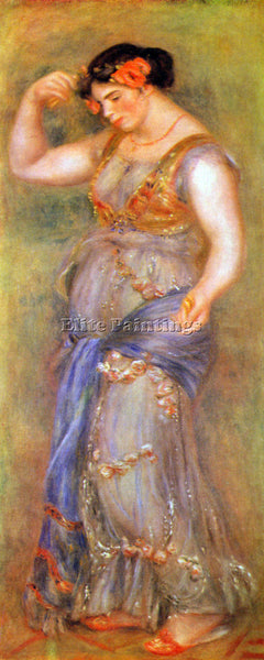 RENOIR DANCER WITH CASTANETS ARTIST PAINTING REPRODUCTION HANDMADE CANVAS REPRO