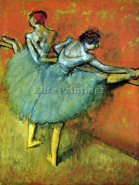DEGAS DANCERS AT THE BAR ARTIST PAINTING REPRODUCTION HANDMADE CANVAS REPRO WALL
