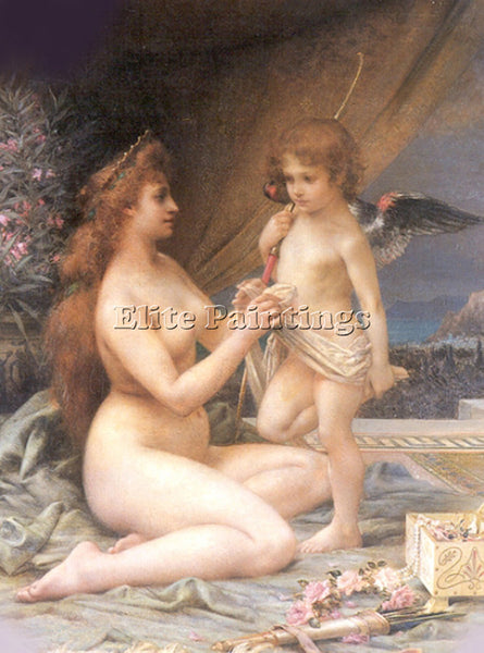 FRENCH DANGER HENRI CAMILLE APHRODITE AND EROS 1917 ARTIST PAINTING REPRODUCTION