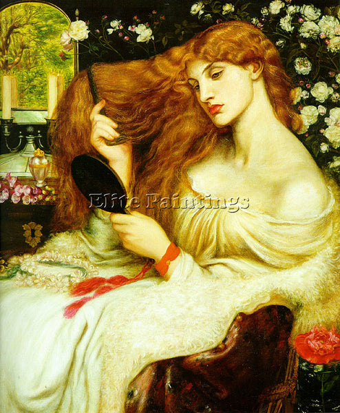 DANTE GABRIEL ROSSETTI LADY LILLITH ARTIST PAINTING REPRODUCTION HANDMADE OIL