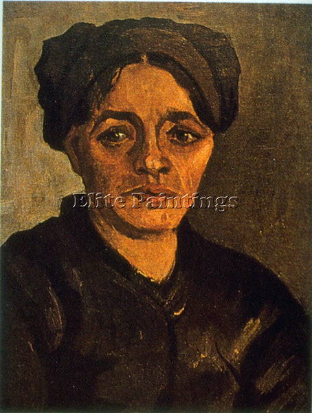 VAN GOGH DARK CAP ARTIST PAINTING REPRODUCTION HANDMADE CANVAS REPRO WALL DECO