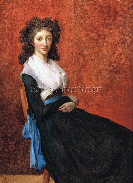 JACQUES-LOUIS DAVID PORTRAIT OF LOUISE TRUDAINE ARTIST PAINTING REPRODUCTION OIL