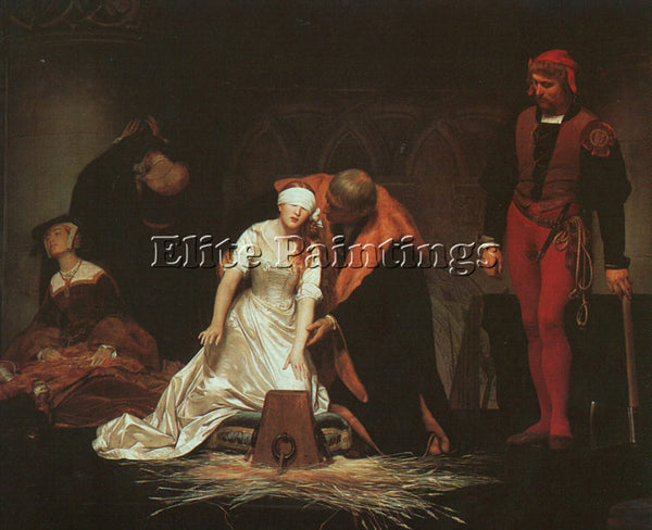 FRENCH DELAROCHE PAUL FRENCH 1797 1856 1 ARTIST PAINTING REPRODUCTION HANDMADE