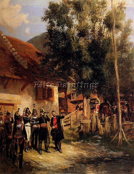 JEAN BAPTISTE EDOUARD DETAILLE  THE ORIENTATION ARTIST PAINTING REPRODUCTION OIL