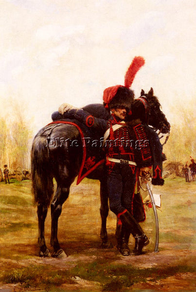 JEAN BAPTISTE EDOUARD DETAILLE LE DRAGON D ESPAGNE ARTIST PAINTING REPRODUCTION