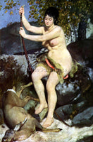 RENOIR DIANA AS HUNTER ARTIST PAINTING REPRODUCTION HANDMADE CANVAS REPRO WALL