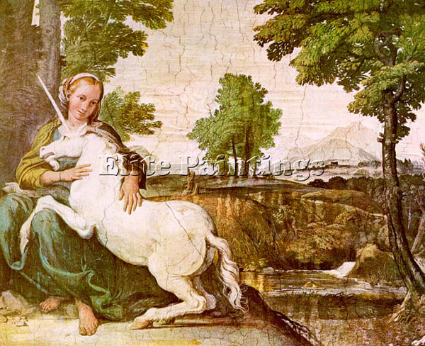ITALIAN DOMENICHINO DOMENICO ZAMPIERI ITALIAN 1581 1641 ARTIST PAINTING HANDMADE
