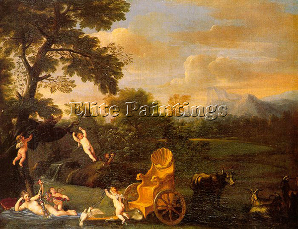 ITALIAN DOMENICHINO DOMENICO ZAMPIERI ITALIAN 1581 1641 3 ARTIST PAINTING CANVAS