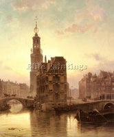 DOMMELSHUIZEN AMSTERDAM ARTIST PAINTING REPRODUCTION HANDMADE CANVAS REPRO WALL