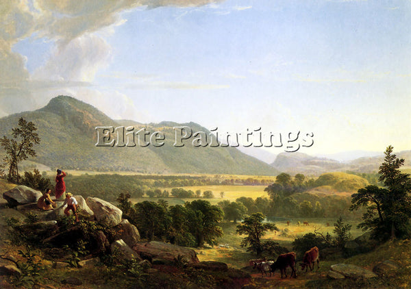 ASHER BROWN DURAND DOVER PLAIN ARTIST PAINTING REPRODUCTION HANDMADE OIL CANVAS