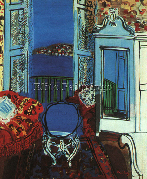 FRENCH DUFY RAOUL FRENCH 1877 1953 ARTIST PAINTING REPRODUCTION HANDMADE OIL ART