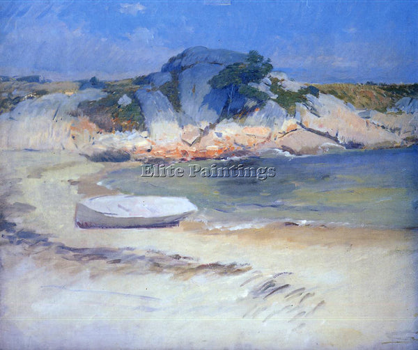 FRANK DUVENECK SHELTERED COVE ARTIST PAINTING REPRODUCTION HANDMADE CANVAS REPRO