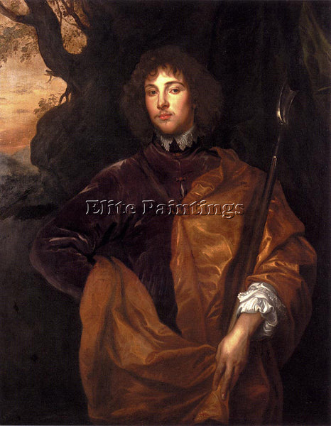 SIR ANTONY VAN DYCK PORTRAIT OF PHILIP LORD WHARTON ARTIST PAINTING REPRODUCTION