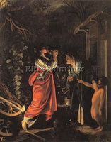 ADAM ELSHEIMER CERES AND STELLIO ARTIST PAINTING REPRODUCTION HANDMADE OIL REPRO