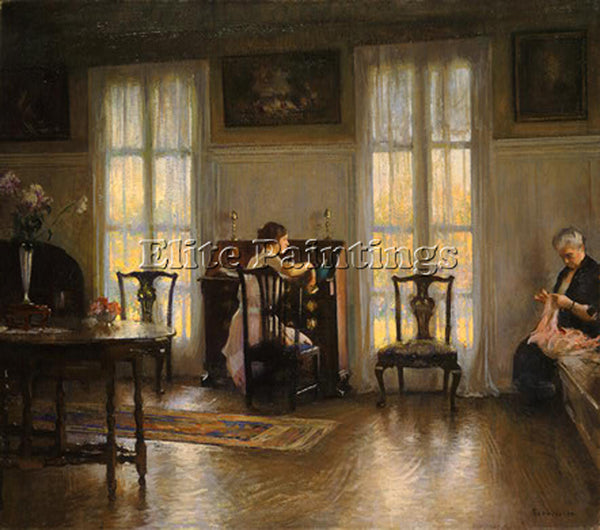EDMUND CHARLES TARBELL MOTHER AND MARY NGA ARTIST PAINTING REPRODUCTION HANDMADE