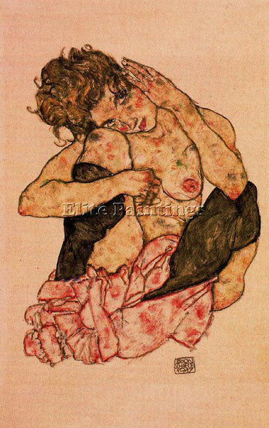 EGON SCHIELE SCHIE3 ARTIST PAINTING REPRODUCTION HANDMADE CANVAS REPRO WALL DECO