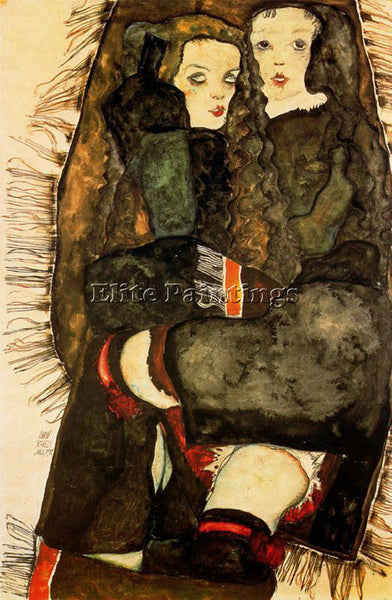 EGON SCHIELE SCHIE4 ARTIST PAINTING REPRODUCTION HANDMADE CANVAS REPRO WALL DECO