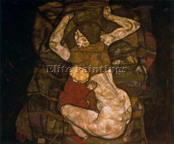 EGON SCHIELE SCHIE13 ARTIST PAINTING REPRODUCTION HANDMADE OIL CANVAS REPRO WALL