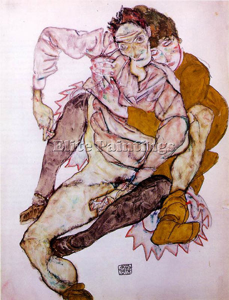 EGON SCHIELE SCHIE14 ARTIST PAINTING REPRODUCTION HANDMADE OIL CANVAS REPRO WALL