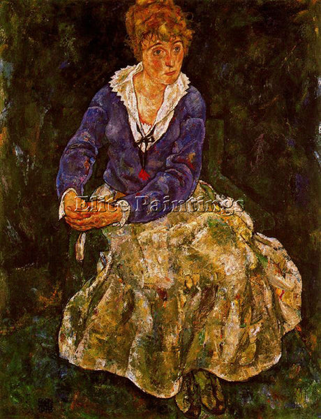 EGON SCHIELE SCHIE19 ARTIST PAINTING REPRODUCTION HANDMADE OIL CANVAS REPRO WALL