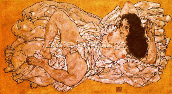 EGON SCHIELE SCHIE23 ARTIST PAINTING REPRODUCTION HANDMADE OIL CANVAS REPRO WALL