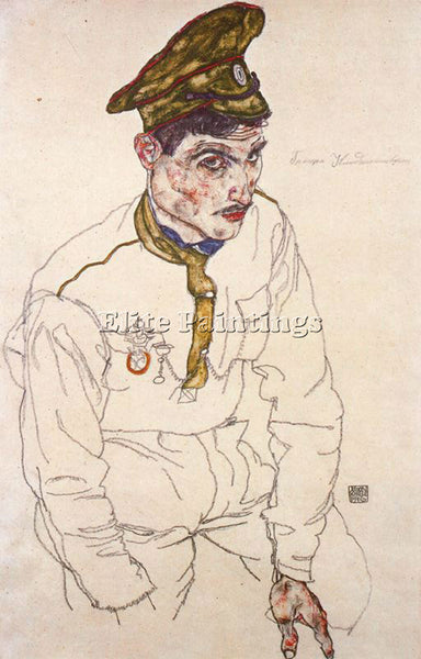 EGON SCHIELE SCHIE28 ARTIST PAINTING REPRODUCTION HANDMADE OIL CANVAS REPRO WALL