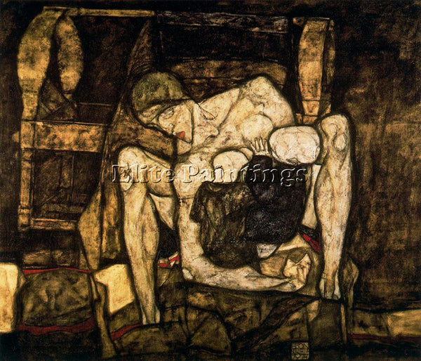 EGON SCHIELE SCHIE32 ARTIST PAINTING REPRODUCTION HANDMADE OIL CANVAS REPRO WALL