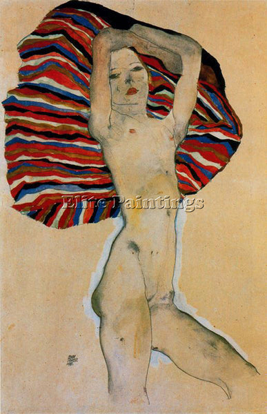 EGON SCHIELE SCHIE36 ARTIST PAINTING REPRODUCTION HANDMADE OIL CANVAS REPRO WALL