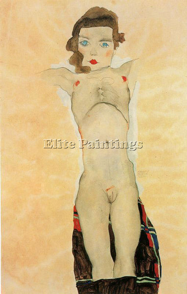 EGON SCHIELE SCHIE41 ARTIST PAINTING REPRODUCTION HANDMADE OIL CANVAS REPRO WALL