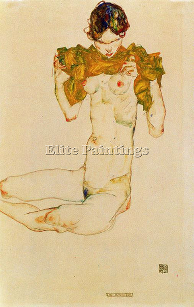 EGON SCHIELE SCHIE44 ARTIST PAINTING REPRODUCTION HANDMADE OIL CANVAS REPRO WALL